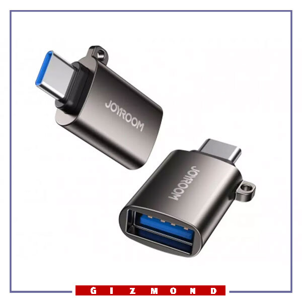 مبدل تایپ سی به یو اس بی جویروم Joyroom Type-C male to USB female adapter-maroon S-H151