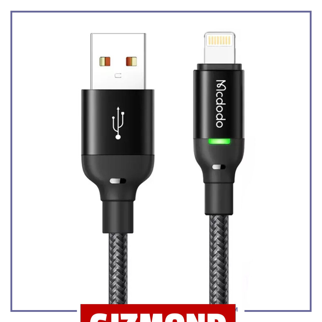 کابل لایتنینگ 1.2 متری مک دودو Mcdodo Lightning Data Cable CA-2700