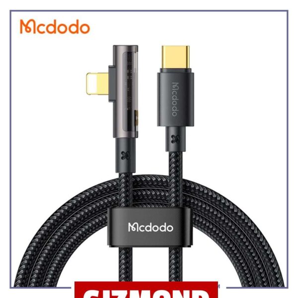 کابل 1.2 متری لایتنینگ به Type C مک دودو MCDODO 36W Type C To Lightning Data cable CA-3390