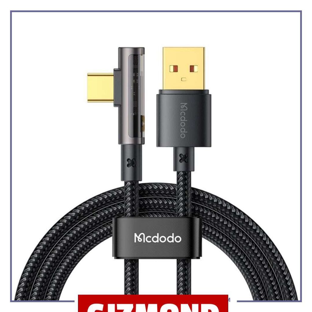 کابل شارژ سوپر فست 1.2متری مک دودو Mcdodo Type C 6A Super Charge Data Cable CA-3380