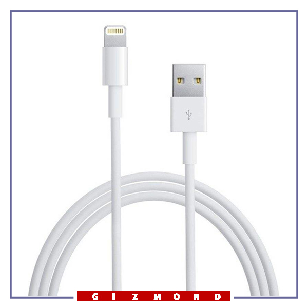 کابل تبدیل USB به لایتنینگ اورجینال اپل (روکارتنی) 1متر Lightning to USB Apple