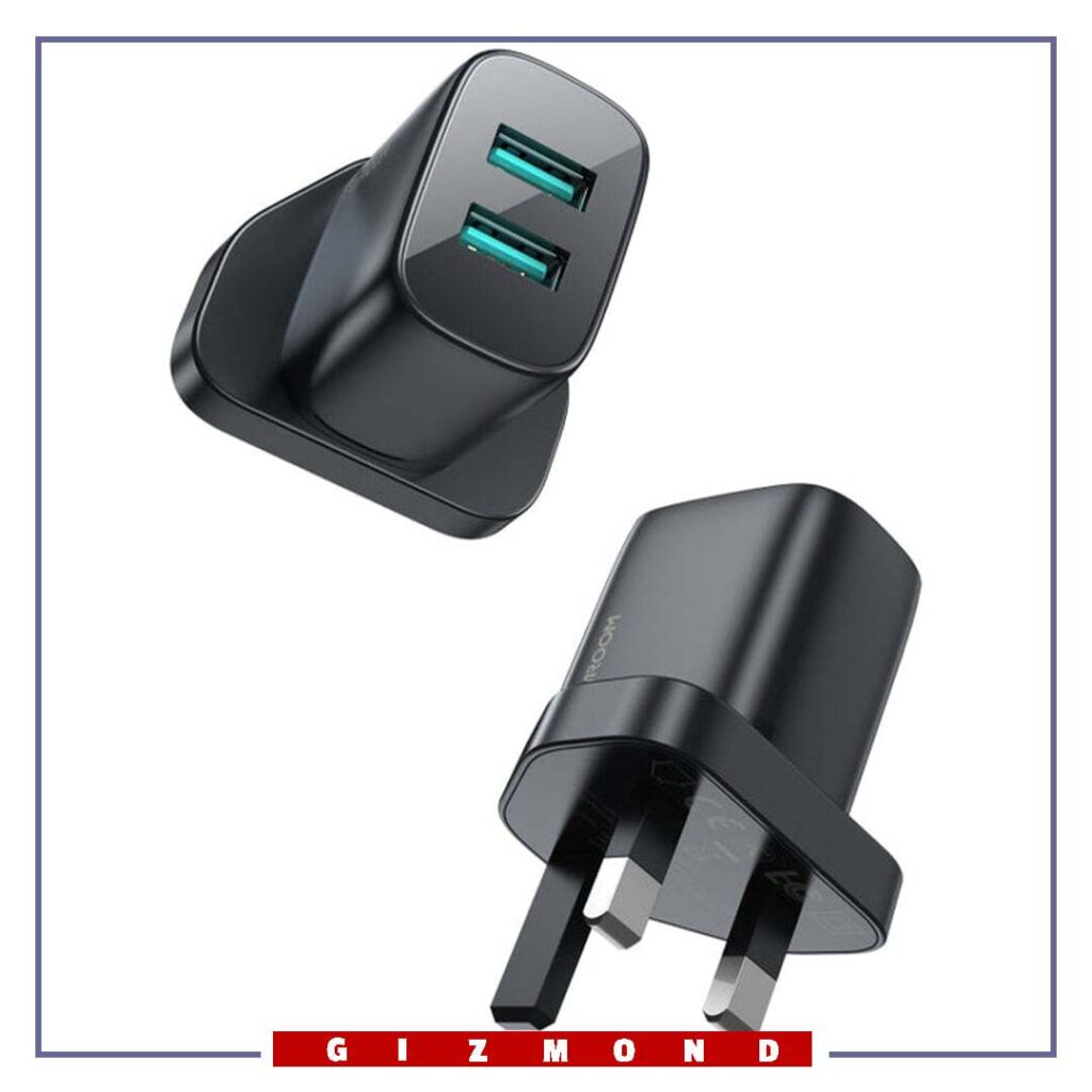 آداپتور شارژ دو پورت جویروم JOYROOM Mini Fast Charger Dual Port L-2A123