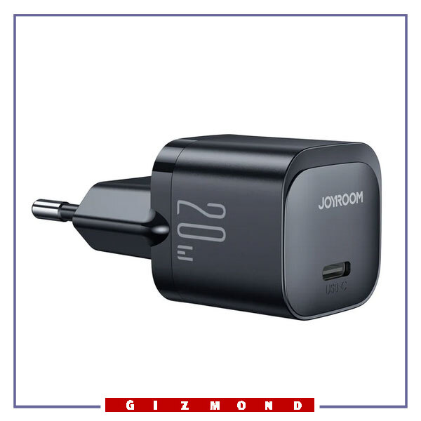 آداپتور شارژ 20 واتی  همراه با کابل PD جویروم Joyroom Mini PD Fast Charger With Cable JR-TCF02