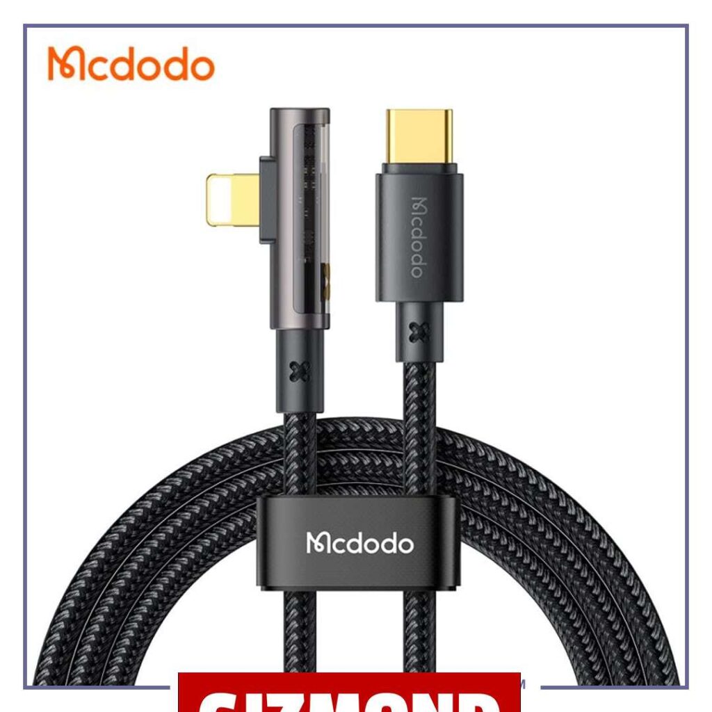 کابل 1.8 متری لایتنینگ به Type C مک دودو MCDODO 36W Type C To Lightning Data cable CA-3391