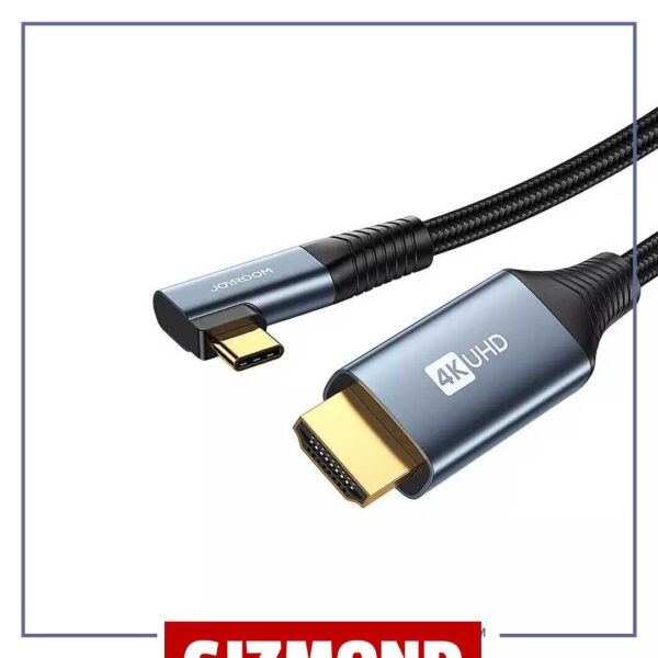 کابل HDMI به Type C طول 2 متر جویروم JOYROOM TYPE-C TO HDMI 4K CABLE SY-20C1