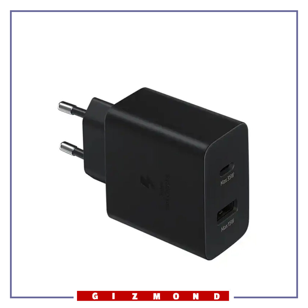 شارژر اصلی سامسونگ 35 وات سوپر فست شارژ 2 پین Samsung EP-TA220 Power Adapter Duo 35W