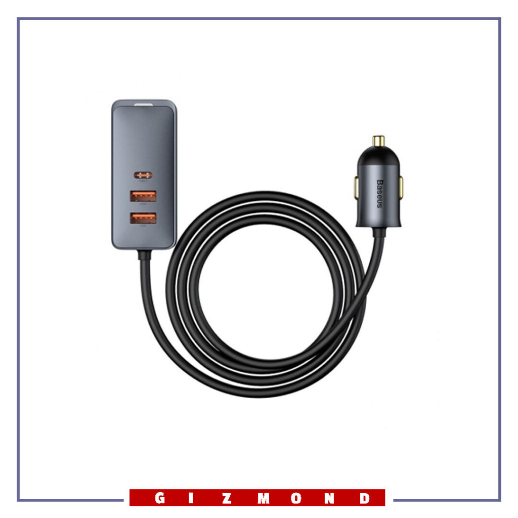 شارژر فندکی 4 پورت بیسوس Baseus Share Together Car Charger CCBT