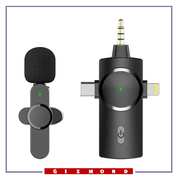 میکروفون یقه ای وایرلس 3 سر کوتتسی COTETCI Wireless Microphone 74003