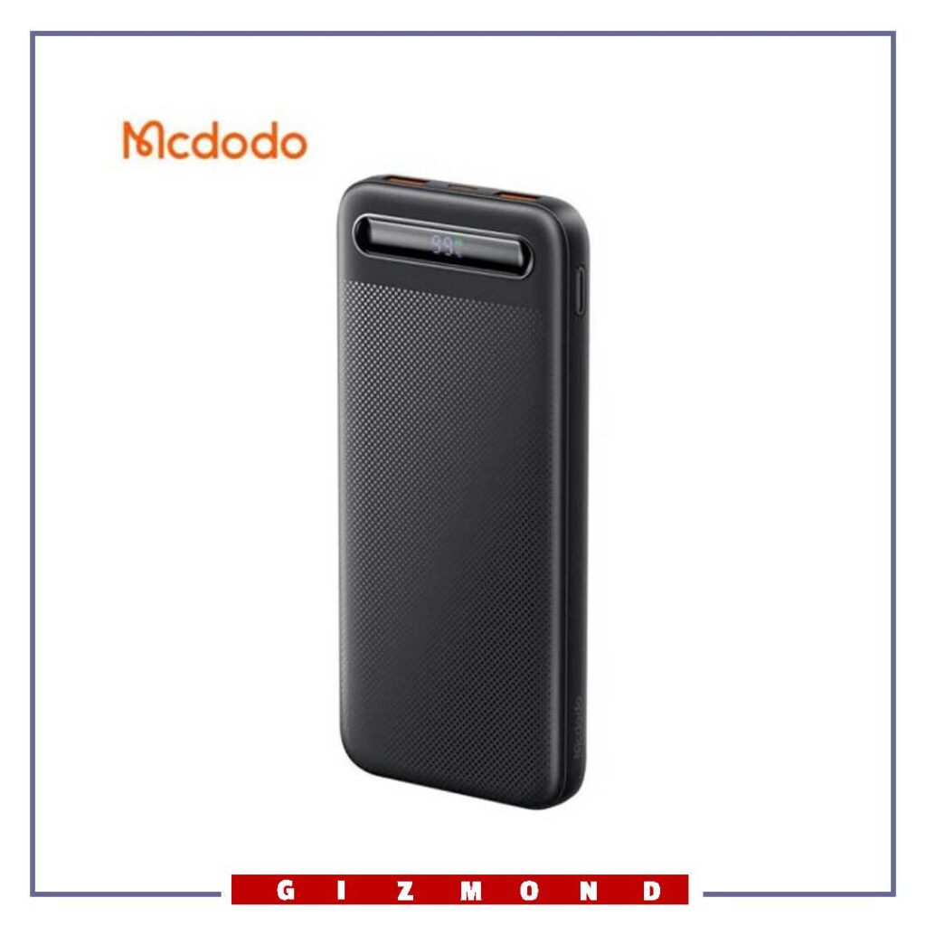 پاوربانک 22.5 وات ظرفیت 10000 مک دودو مدل MCDODO POWER BANK DIGITAL DISPLAY MC-388