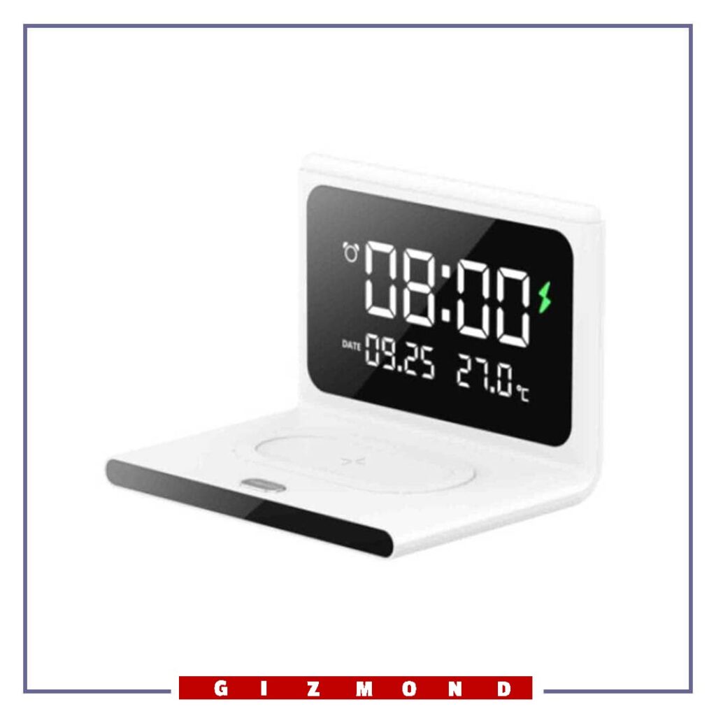 ساعت و شارژر وایرلس رسی Recci Wireless Charger Calendar RLS-L12