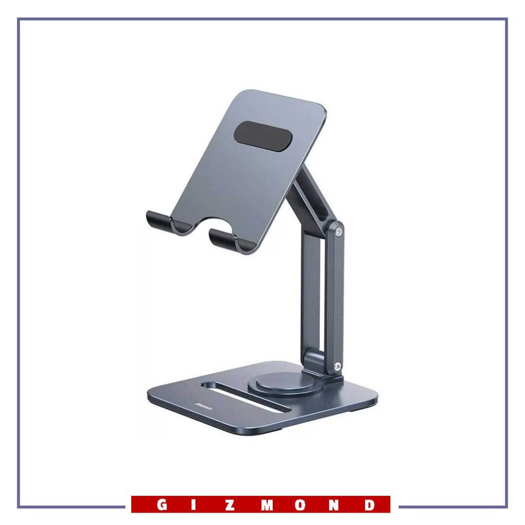 هولدر رومیزی تبلت 360درجه بیسوس Baseus Desktop Biaxial Foldable Metal Stand for tablet B10431801811